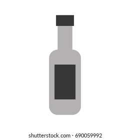 wine bottle isolated icon