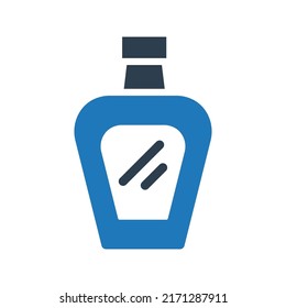 Wine Bottle Isolated Vector icon which can easily modify or edit

