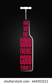 wine bottle logo design background