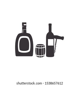 wine bottle logo design inspiration