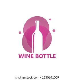 Wine Bottle Logo Template Design