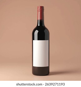 wine bottle mockup3d mockups,champagne bottle mockup with white label, realistic 3d product mockups,glass bottle,white background,withoutbackground,ice cubes,multiple productsgolden champagne red wine