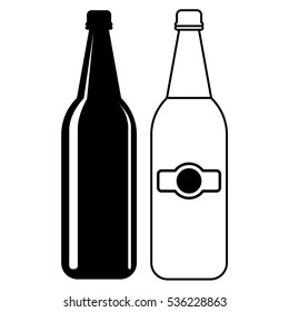 Wine bottle sign
