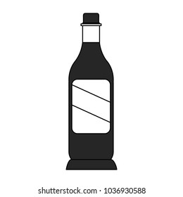 Wine bottle symbol