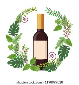 Wine bottle symbol