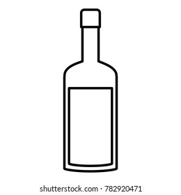 Wine bottle symbol