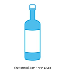 Wine bottle symbol