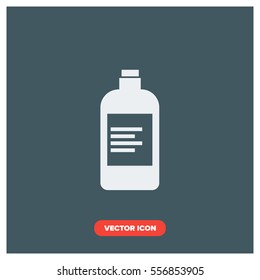 wine bottle vector icon