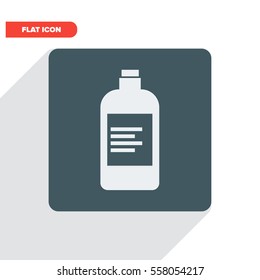 wine bottle vector icon