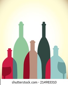 wine bottles