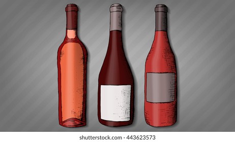 Wine bottles