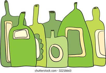 wine bottles group community food glass cafe green fancy table art purity nurture painting graphic gathering partnership crowd picture science backgrounds mark union image simplicity drawing label ill