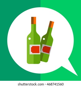 Wine bottles icon