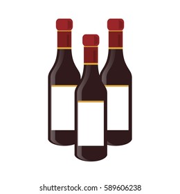 wine bottles icon