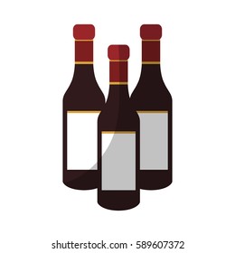 wine bottles icon