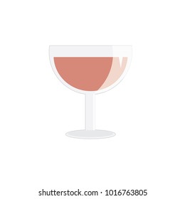 Wine bubble in glass
