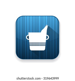 wine bucket  icon
