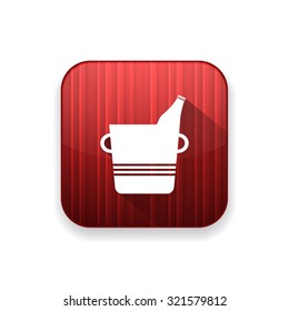 wine bucket  icon