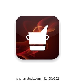 wine bucket  icon