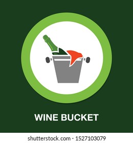 Wine Bucket Icon - Drink Champagne