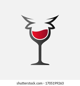 Wine And Burger Logo, Bar