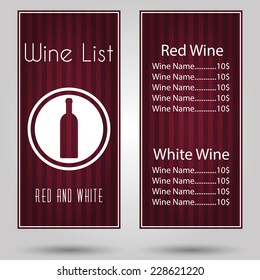 Wine card 