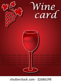 Wine card