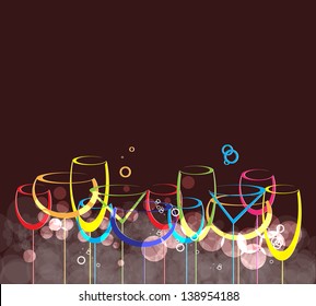 wine card background alcohol drink glass