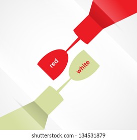 wine card concept background alcohol drink glass