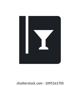 wine card vector icon