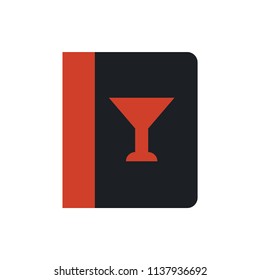 wine card vector icon