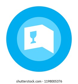 wine card vector icon