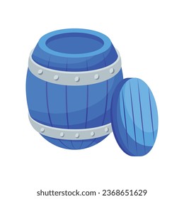 Wine cask vector colorful stickers Icon Design illustration. EPS 10 File
