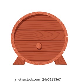 Wine cellar equipment and elements set. Barrel keg. Tank alcohol. Wine storage and drinking. Vector collection icons winemaking business.