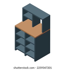 Wine cellar icon isometric vector. Drink grape. Food alcohol
