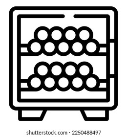 Wine cellar icon outline vector. Vine bottle. Food winery