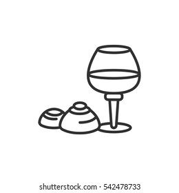 wine with chocolates