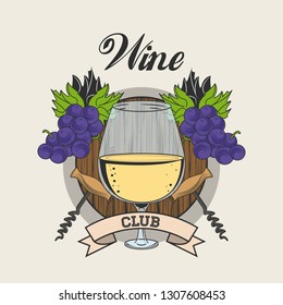 Wine club emblem