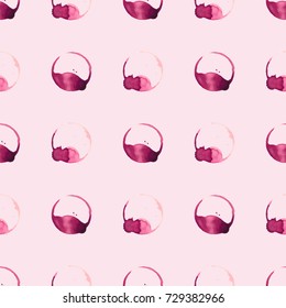 Wine and coffee staiin spots splashes cup vector seamless pattern splash vector illustration