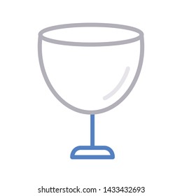 wine  color line vector icon