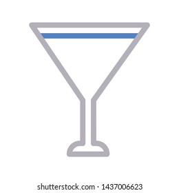 wine color line vector icon
