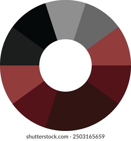 wine color palette, combination with its elegance and depth. wine color palette vector illustration.