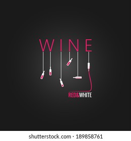 wine concept design background