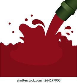 wine concept design, vector illustration eps10 graphic 