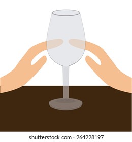 wine concept design, vector illustration eps10 graphic 