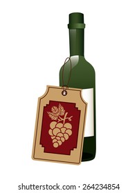 wine concept design, vector illustration eps10 graphic 