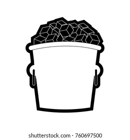 wine cooler  vector illustration