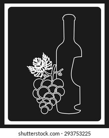 wine cover design, vector illustration eps10 graphic 