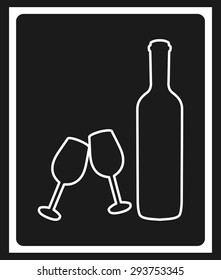 wine cover design, vector illustration eps10 graphic 