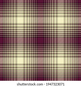 Wine and cream ombré plaid. Seamless vector check pattern with blurred appearance. Suitable for fashion, interiors and branding.